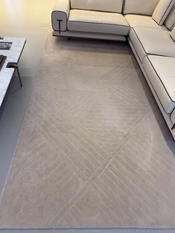 Carpet after professional cleaning