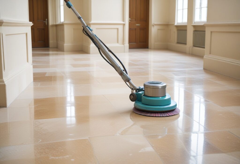 Cleaning Process of Professional Hard Floor Cleaning | 4 Seasons Carpet Clean