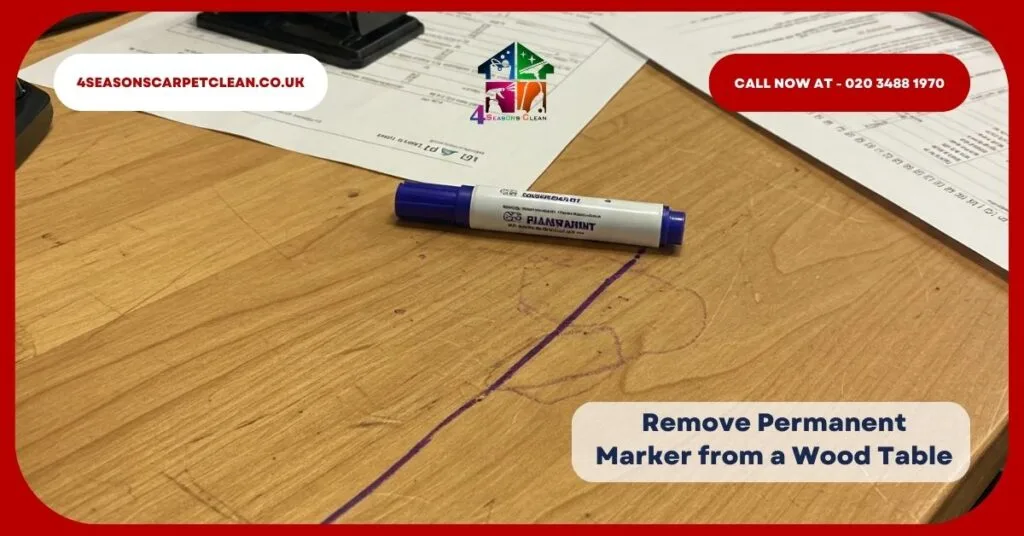 Remove Permanent Marker from a Wood Table