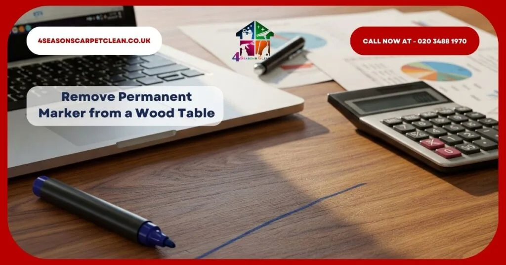 Remove Permanent Marker on a Wood Table