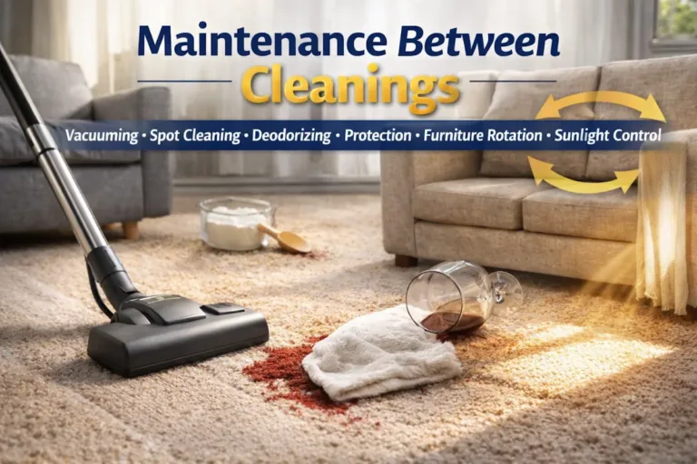 Maintenance Between Cleanings How to Keep Your Carpets Fresh, Clean, and Long-Lasting