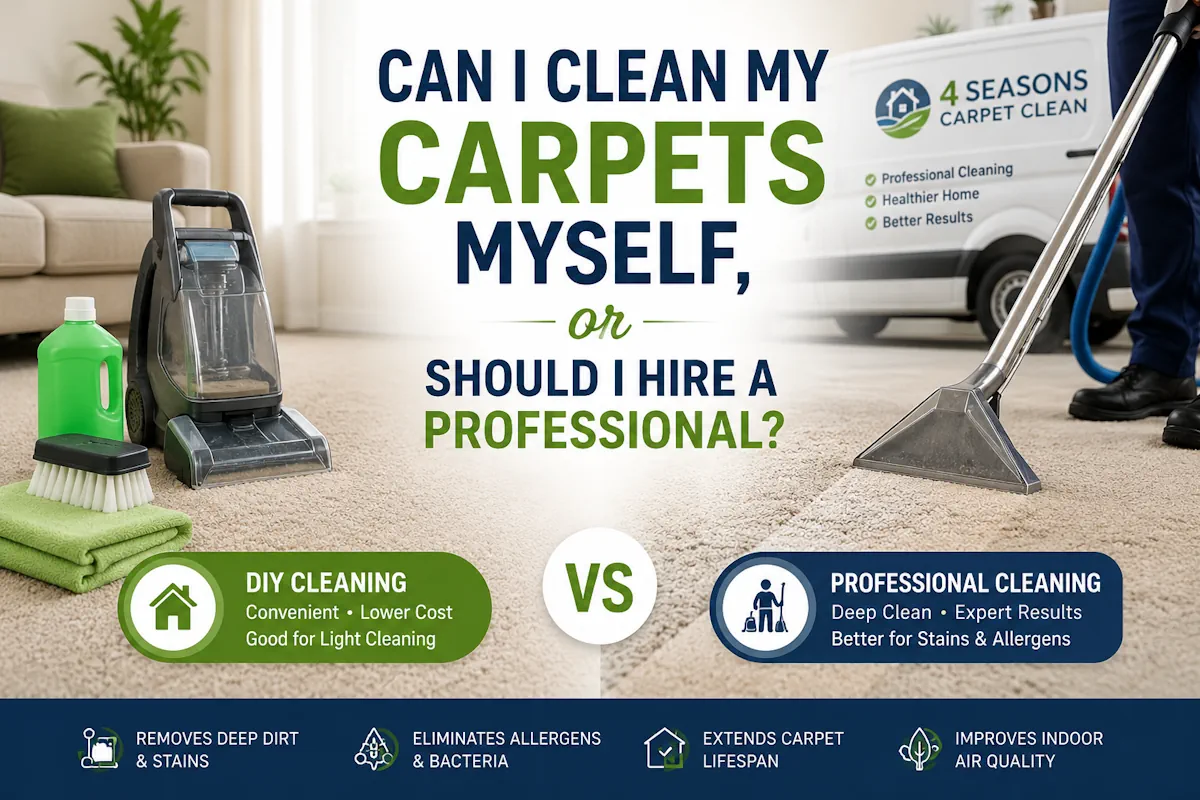 Can I Clean My Carpets Myself, or Should I Hire a Professional?