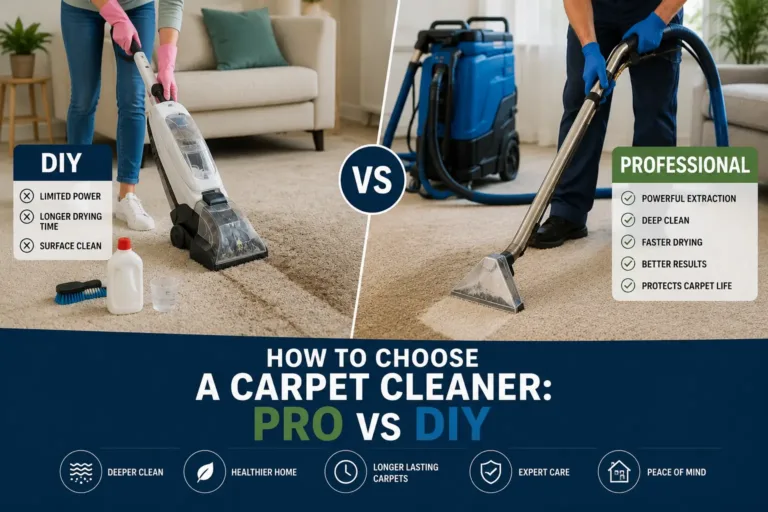 How to Choose a Carpet Cleaner Pro vs DIY