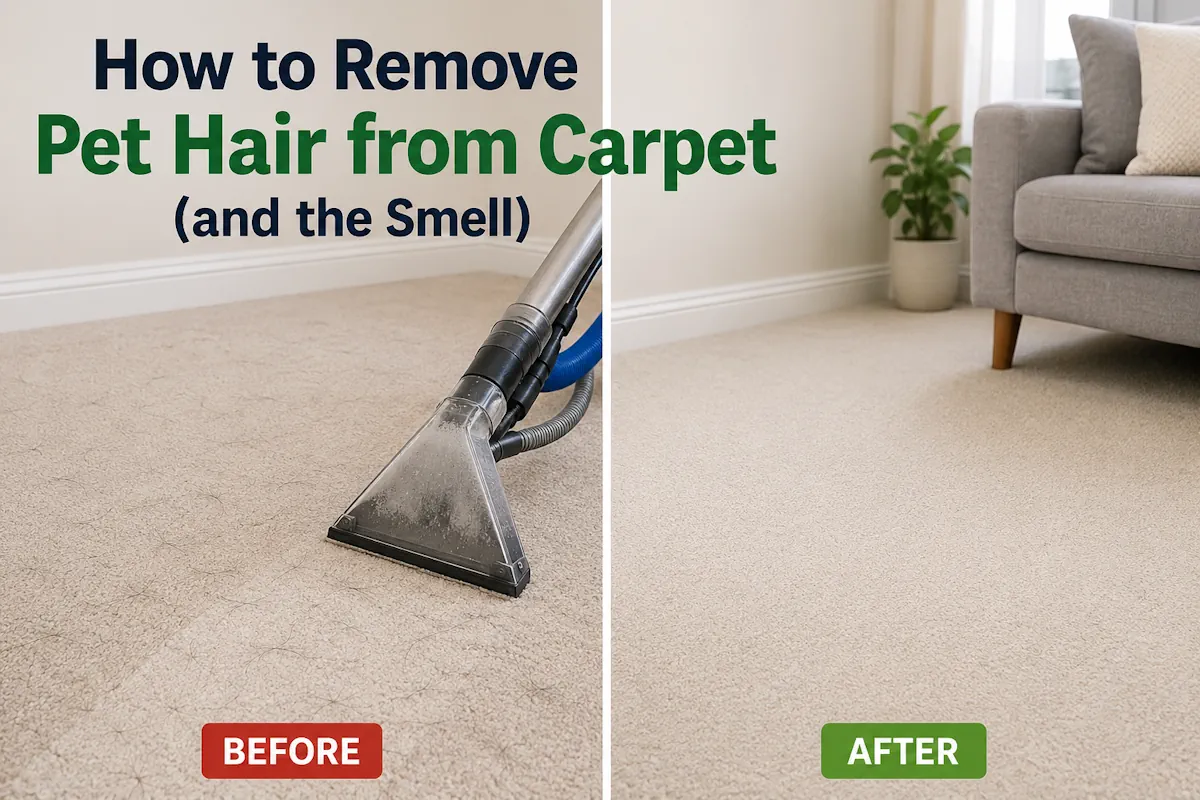 How to Remove Pet Hair from Carpet (and the Smell)